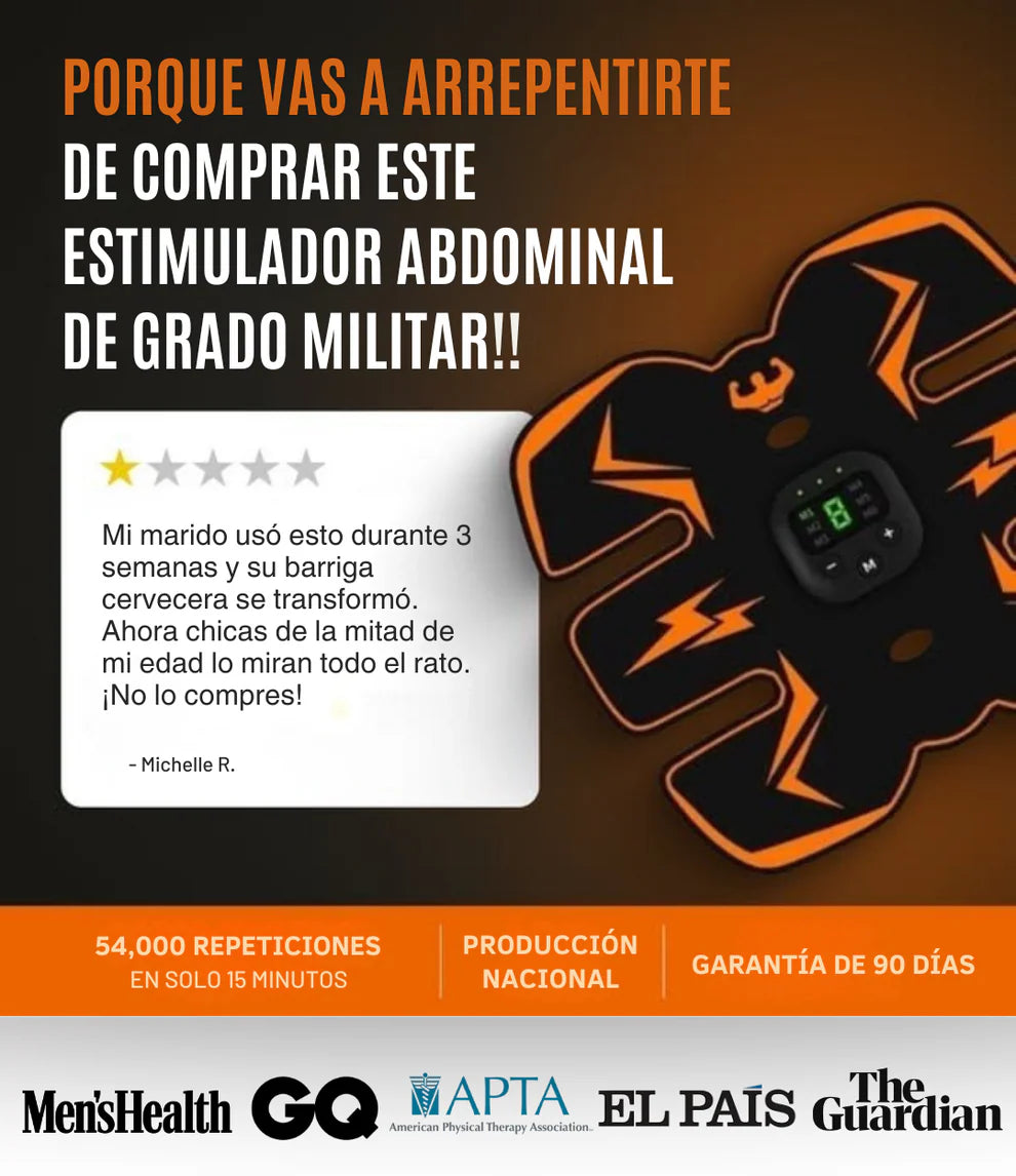 Estimulador Abdominales PowerAbs® + Estimulador de Brazos de REGALO