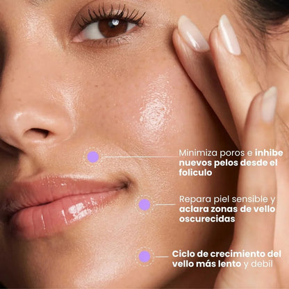 FluveaSkin® - Vello Más Fino y Menos Visible con Raiz de Cyperus Rotundus