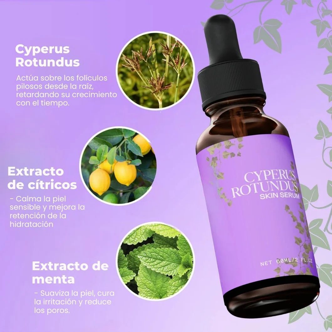 FluveaSkin® - Vello Más Fino y Menos Visible con Raiz de Cyperus Rotundus