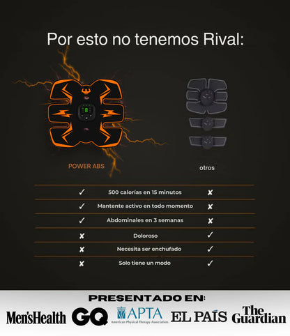 Estimulador Abdominales PowerAbs® + Estimulador de Brazos de REGALO