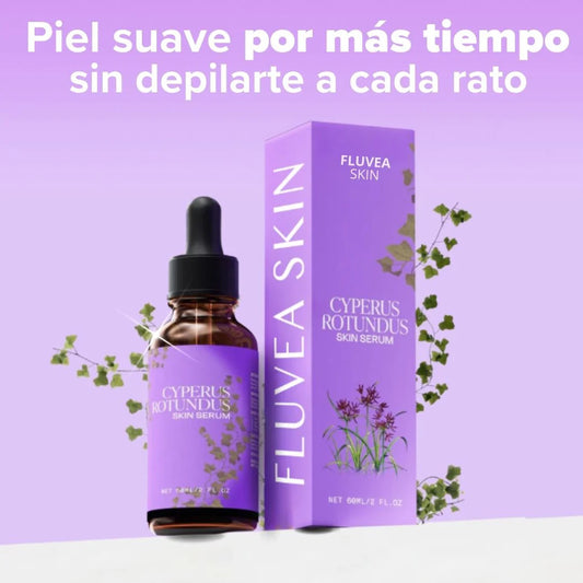 FluveaSkin® - Vello Más Fino y Menos Visible con Raiz de Cyperus Rotundus