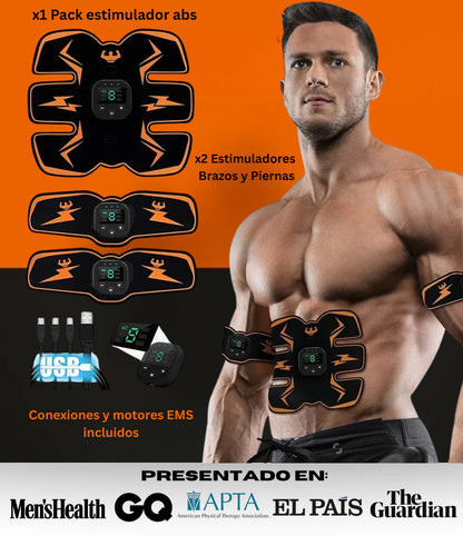 Estimulador Abdominales PowerAbs® + Estimulador de Brazos de REGALO